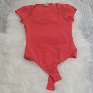 Free people square neck bodysuit